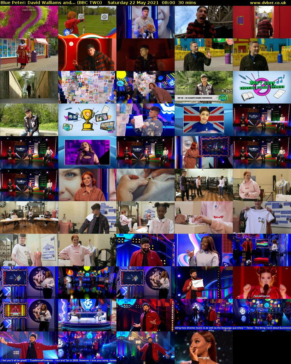 Blue Peter: David Walliams and... (BBC TWO) Saturday 22 May 2021 08:00 - 08:30