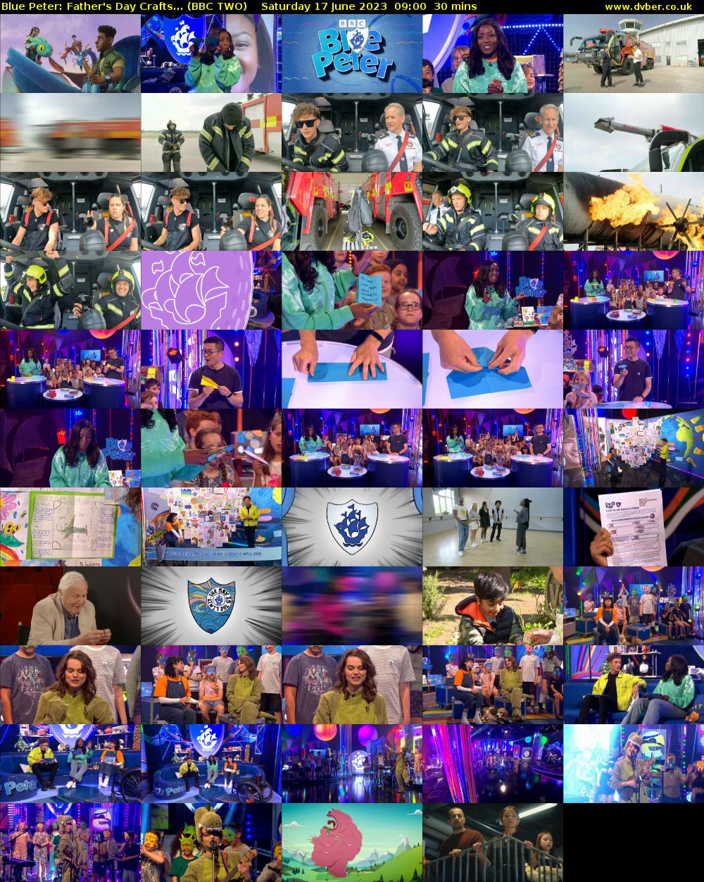 Blue Peter: Father's Day Crafts... (BBC TWO) Saturday 17 June 2023 09:00 - 09:30