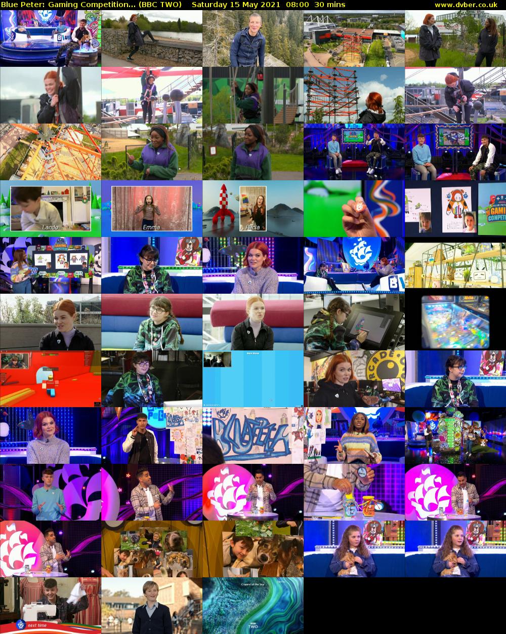 Blue Peter: Gaming Competition... (BBC TWO) Saturday 15 May 2021 08:00 - 08:30