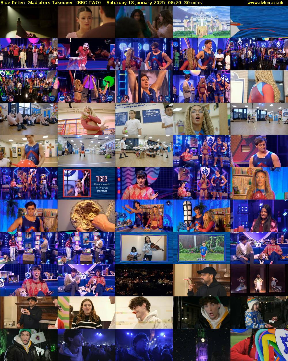 Blue Peter: Gladiators Takeover! (BBC TWO) Saturday 18 January 2025 08:20 - 08:50