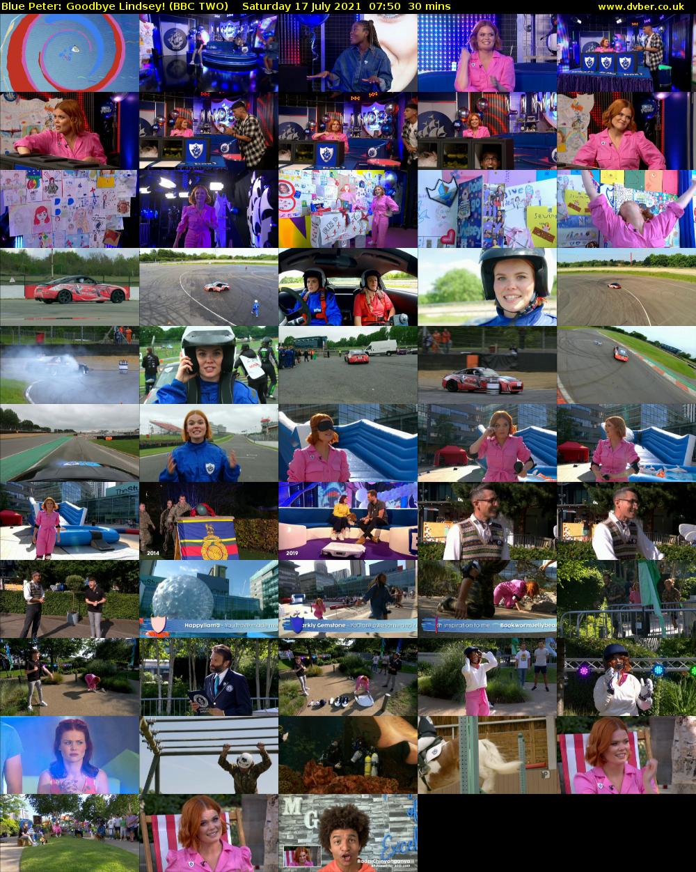 Blue Peter: Goodbye Lindsey! (BBC TWO) Saturday 17 July 2021 07:50 - 08:20
