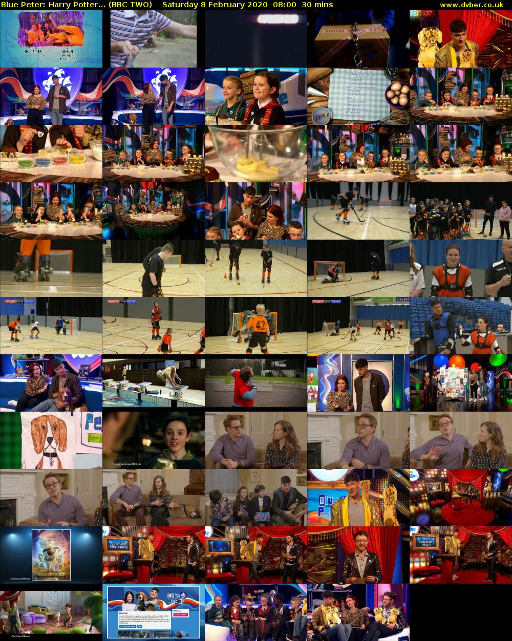 Blue Peter: Harry Potter... (BBC TWO) Saturday 8 February 2020 08:00 - 08:30