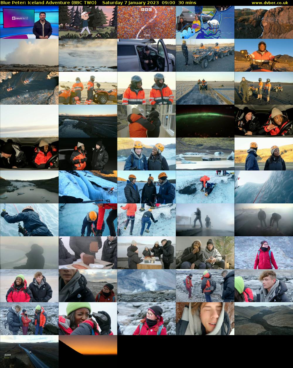 Blue Peter: Iceland Adventure (BBC TWO) Saturday 7 January 2023 09:00 - 09:30