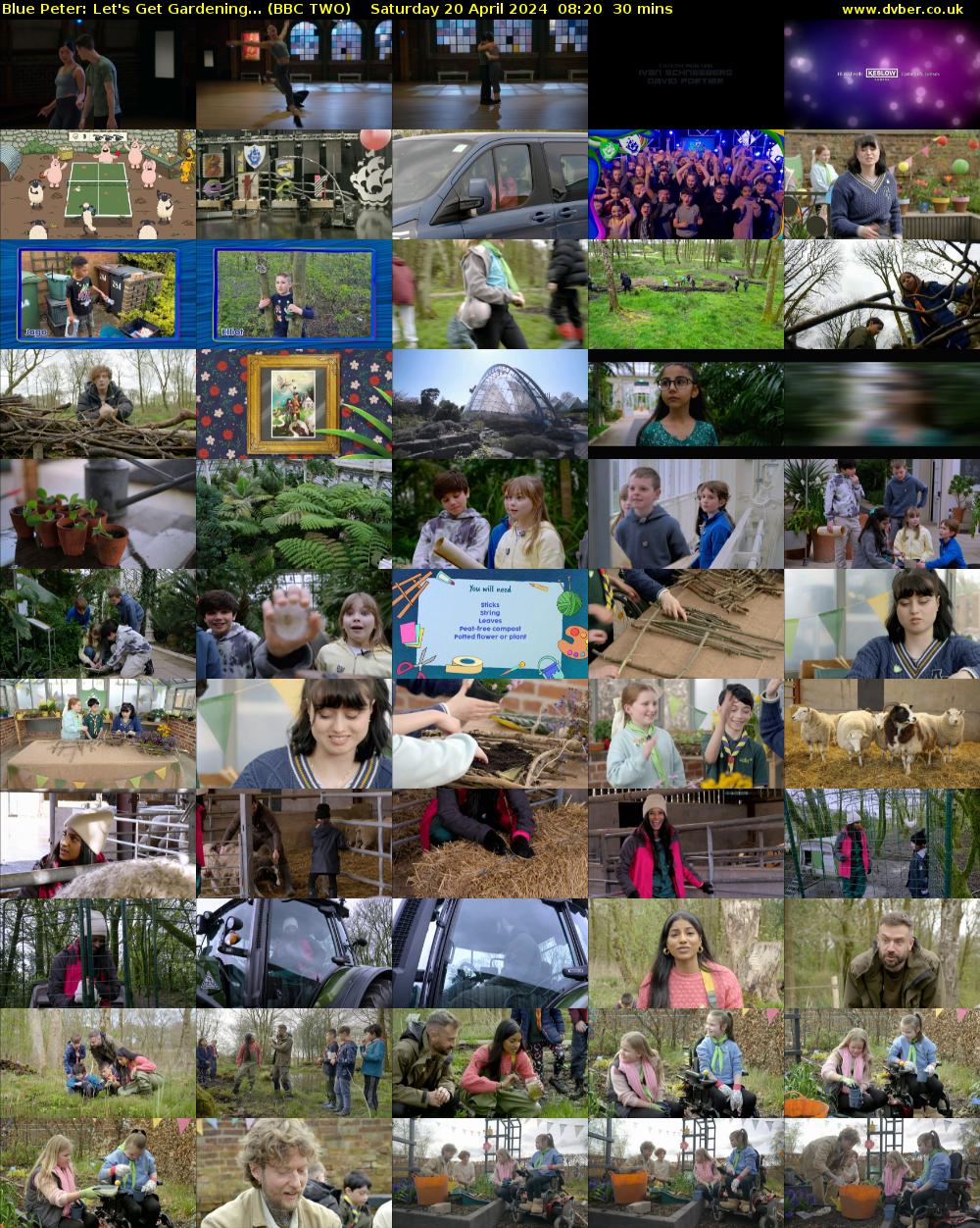 Blue Peter: Let's Get Gardening... (BBC TWO) Saturday 20 April 2024 08:20 - 08:50