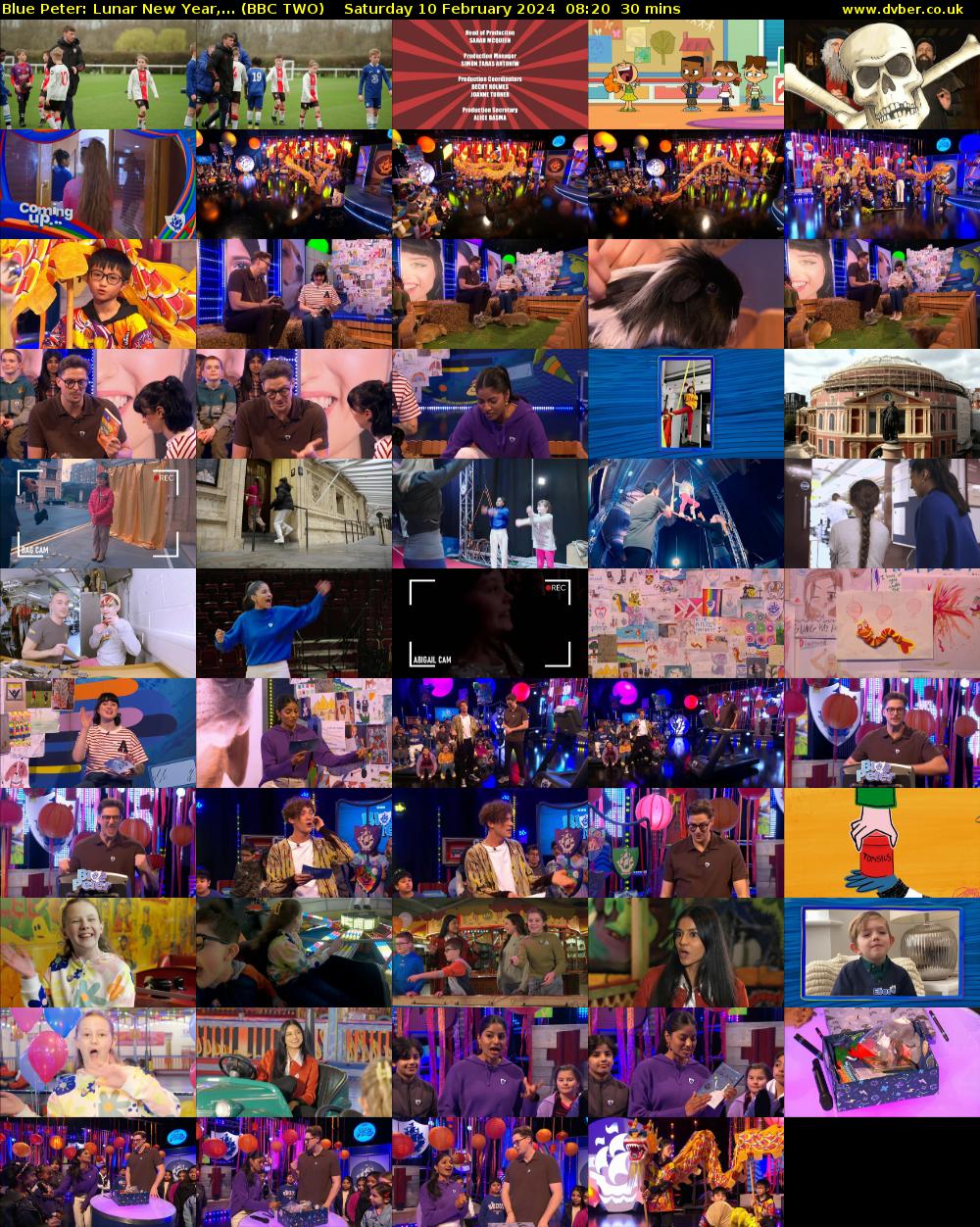 Blue Peter: Lunar New Year,... (BBC TWO) Saturday 10 February 2024 08:20 - 08:50