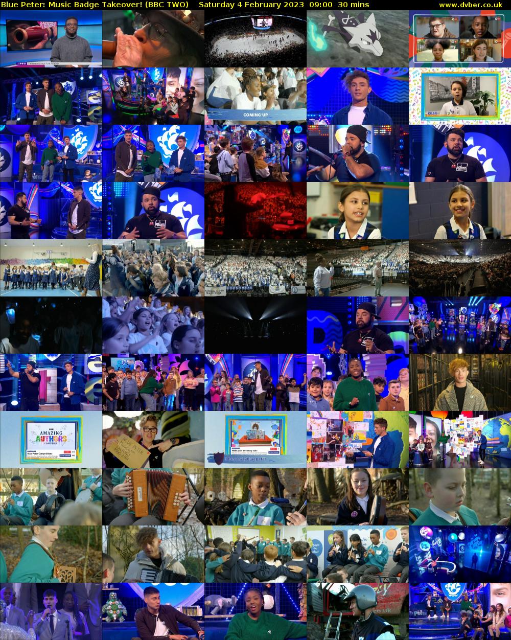 Blue Peter: Music Badge Takeover! (BBC TWO) Saturday 4 February 2023 09:00 - 09:30