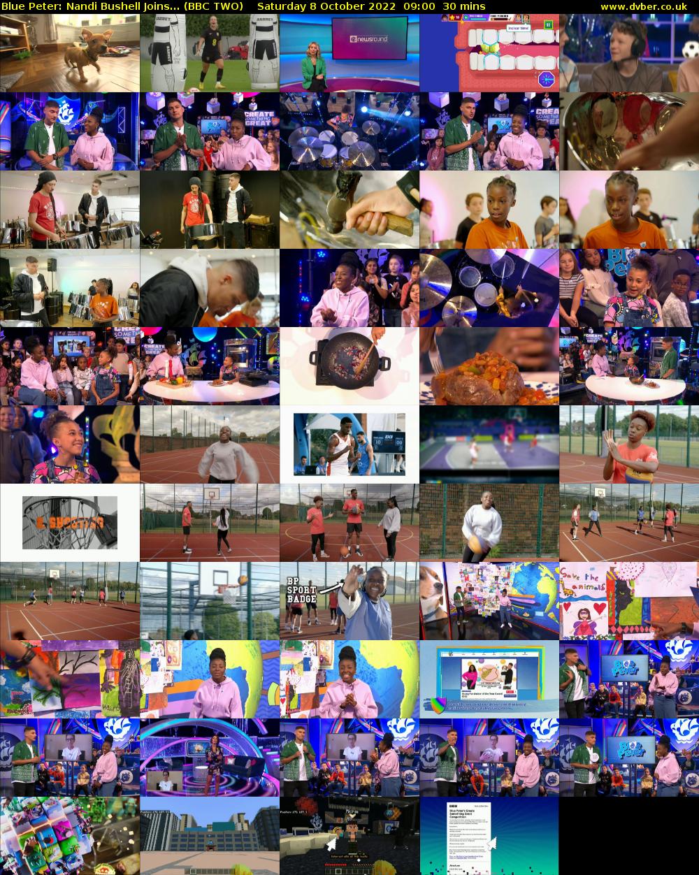 Blue Peter: Nandi Bushell Joins... (BBC TWO) Saturday 8 October 2022 09:00 - 09:30
