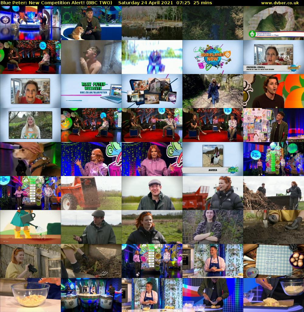 Blue Peter: New Competition Alert! (BBC TWO) Saturday 24 April 2021 07:25 - 07:50