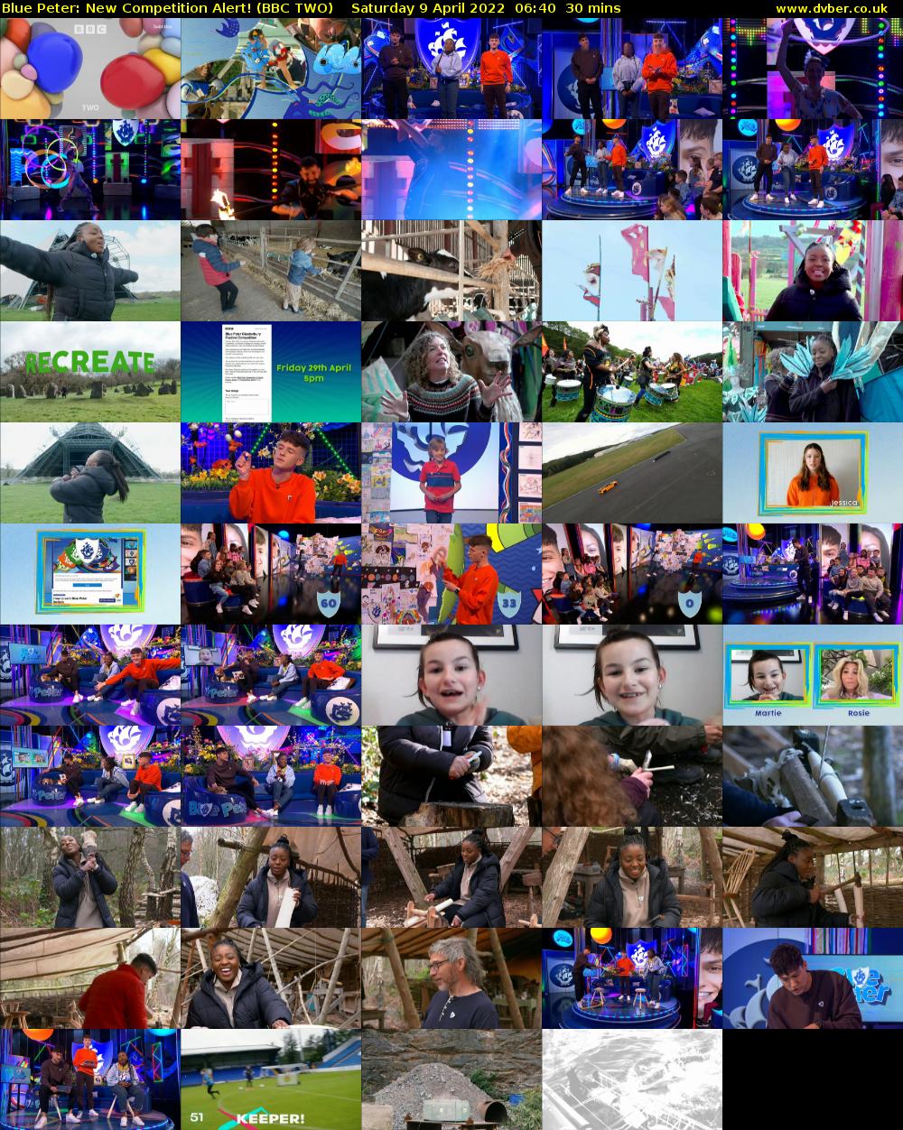Blue Peter: New Competition Alert! (BBC TWO) Saturday 9 April 2022 06:40 - 07:10