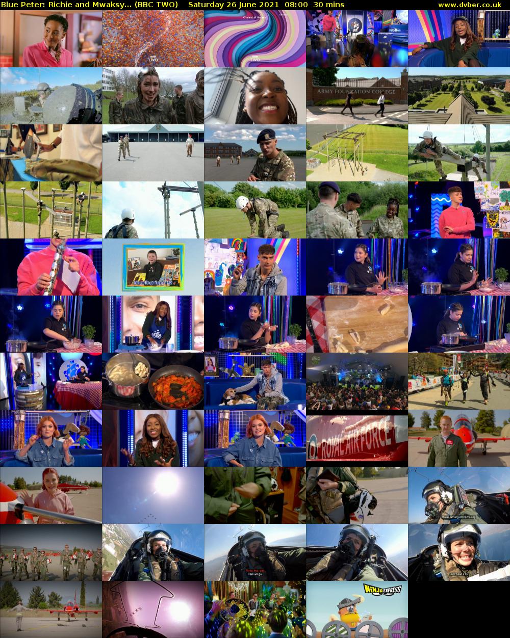 Blue Peter: Richie and Mwaksy... (BBC TWO) Saturday 26 June 2021 08:00 - 08:30