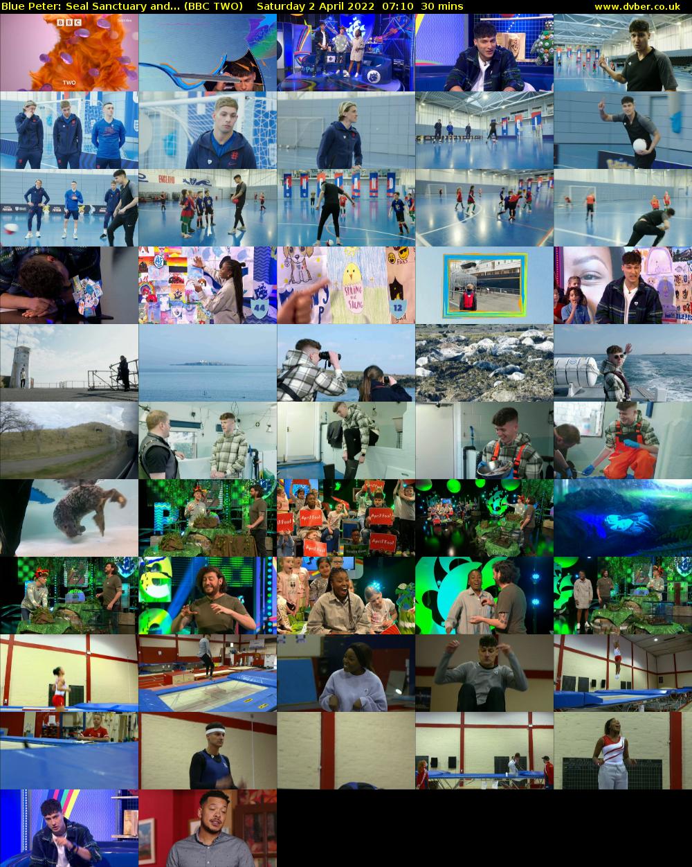 Blue Peter: Seal Sanctuary and... (BBC TWO) Saturday 2 April 2022 07:10 - 07:40