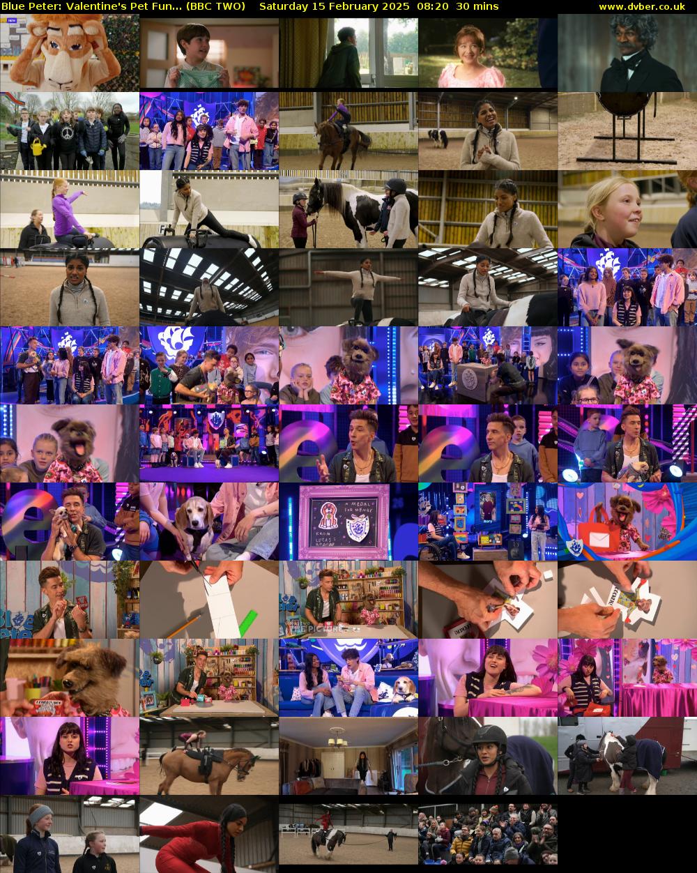 Blue Peter: Valentine's Pet Fun... (BBC TWO) Saturday 15 February 2025 08:20 - 08:50