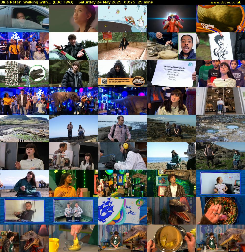 Blue Peter: Walking with... (BBC TWO) Saturday 24 May 2025 08:25 - 08:50