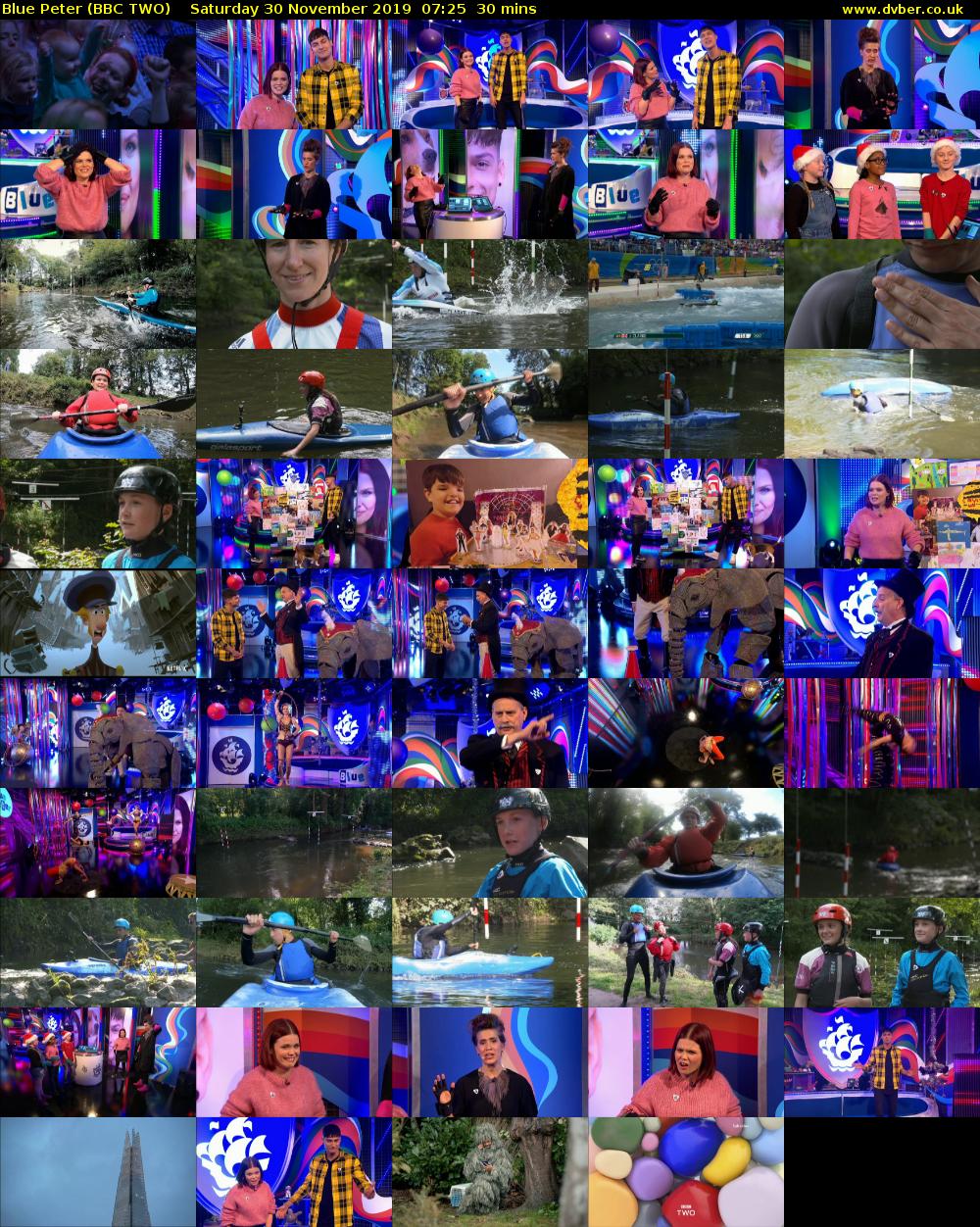 Blue Peter (BBC TWO) Saturday 30 November 2019 07:25 - 07:55