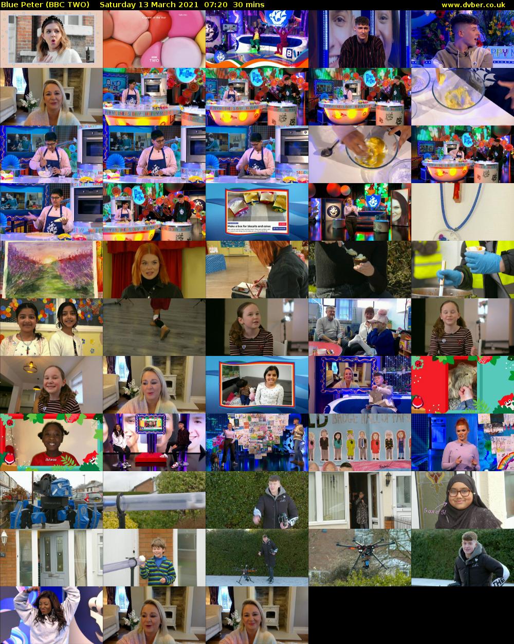 Blue Peter (BBC TWO) Saturday 13 March 2021 07:20 - 07:50