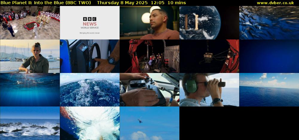 Blue Planet II: Into the Blue (BBC TWO) Thursday 8 May 2025 12:05 - 12:15