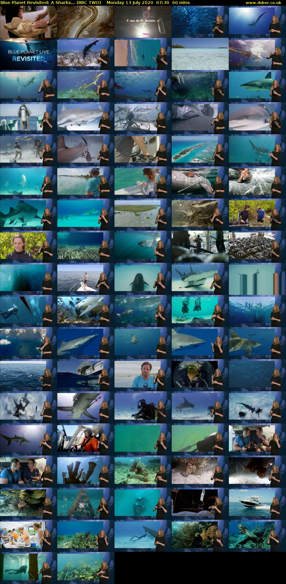 Blue Planet Revisited: A Sharks... (BBC TWO) Monday 13 July 2020 07:30 - 08:30