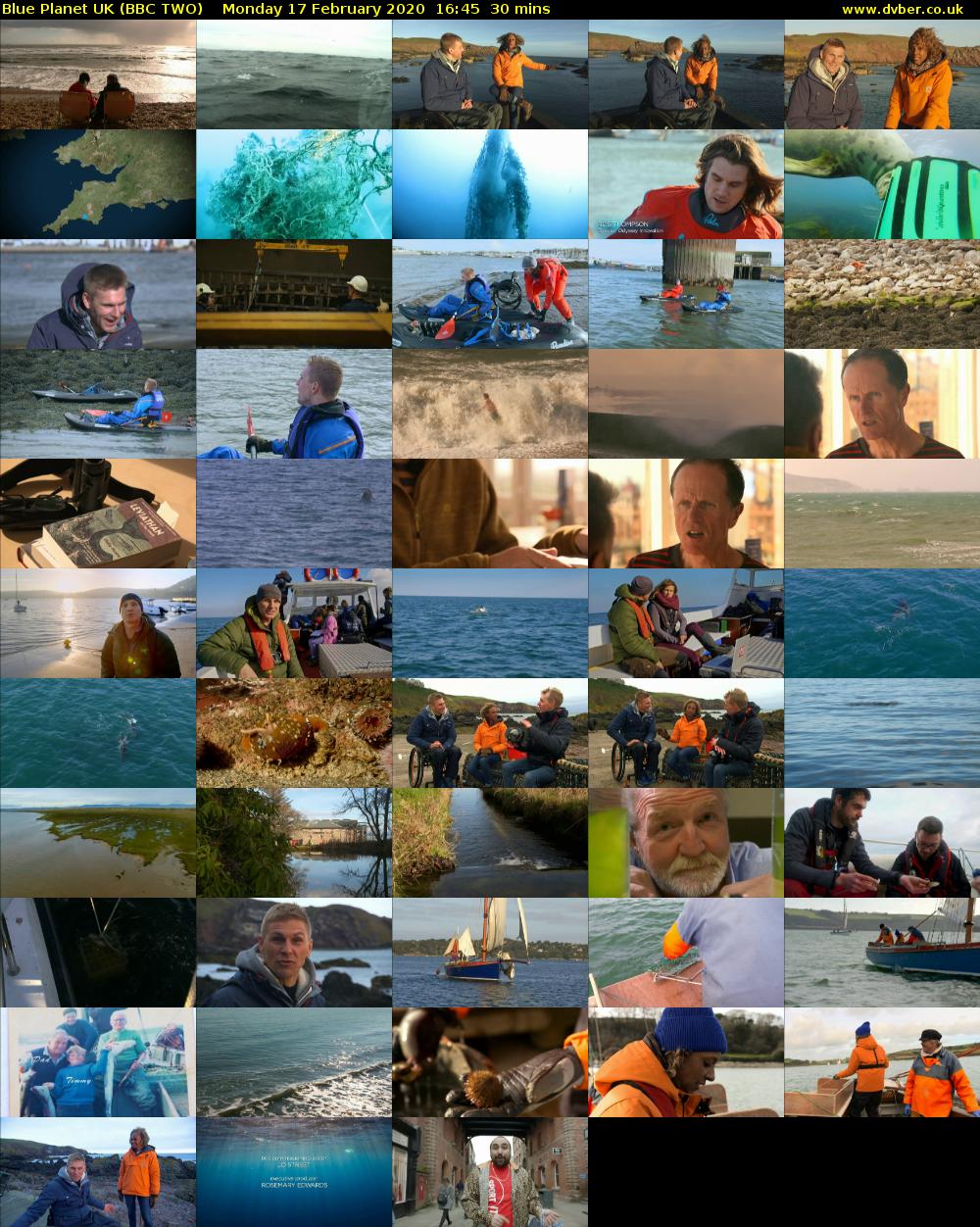 Blue Planet UK (BBC TWO) Monday 17 February 2020 16:45 - 17:15