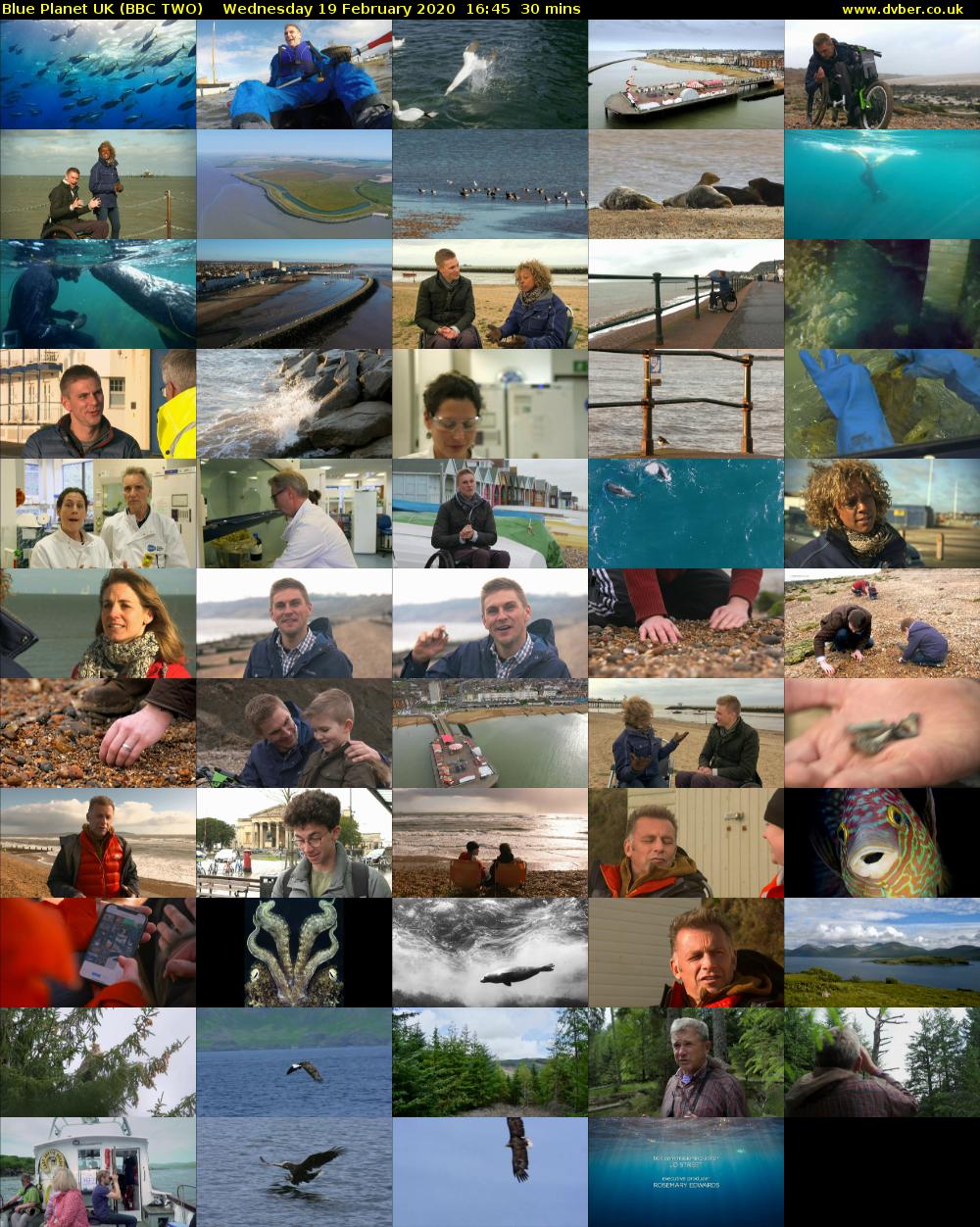 Blue Planet UK (BBC TWO) Wednesday 19 February 2020 16:45 - 17:15