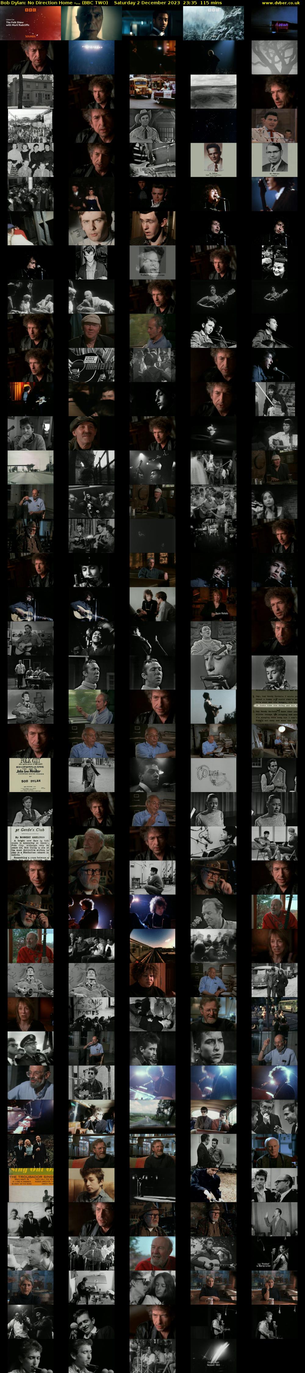 Bob Dylan: No Direction Home -... (BBC TWO) Saturday 2 December 2023 23:35 - 01:30