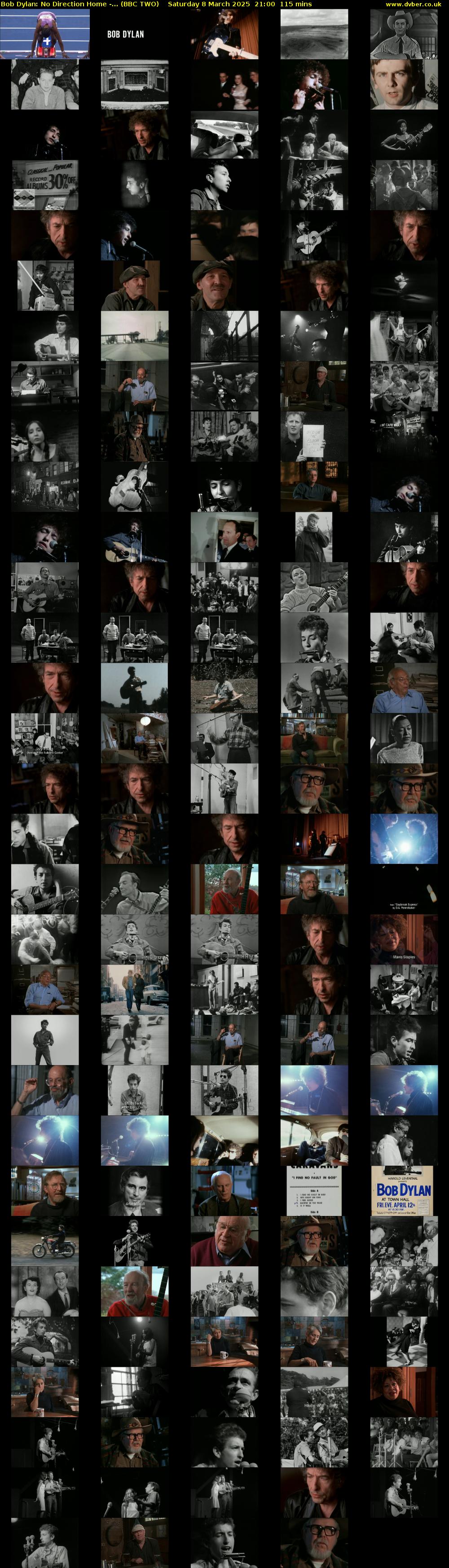 Bob Dylan: No Direction Home -... (BBC TWO) Saturday 8 March 2025 21:00 - 22:55