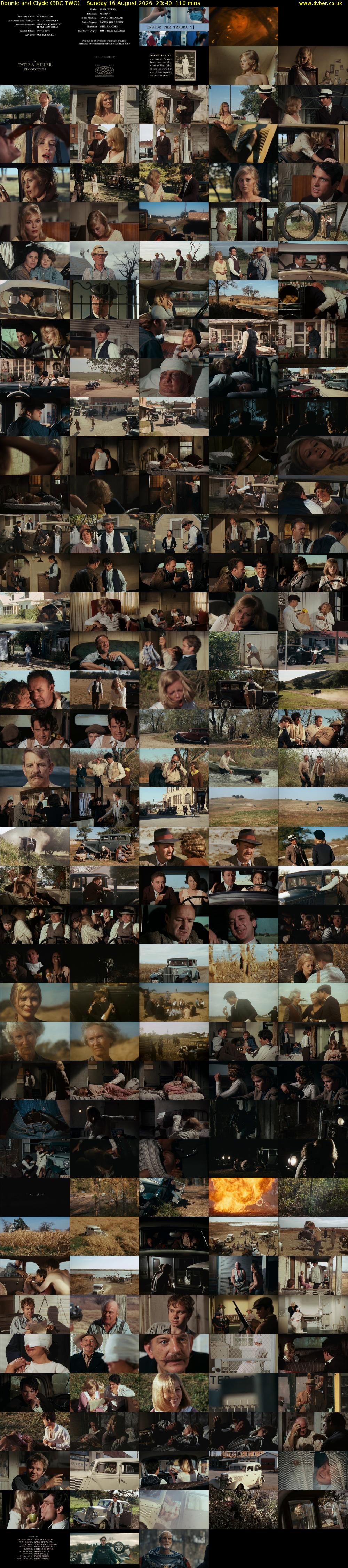 Bonnie and Clyde (BBC TWO) Sunday 16 August 2026 23:40 - 01:30