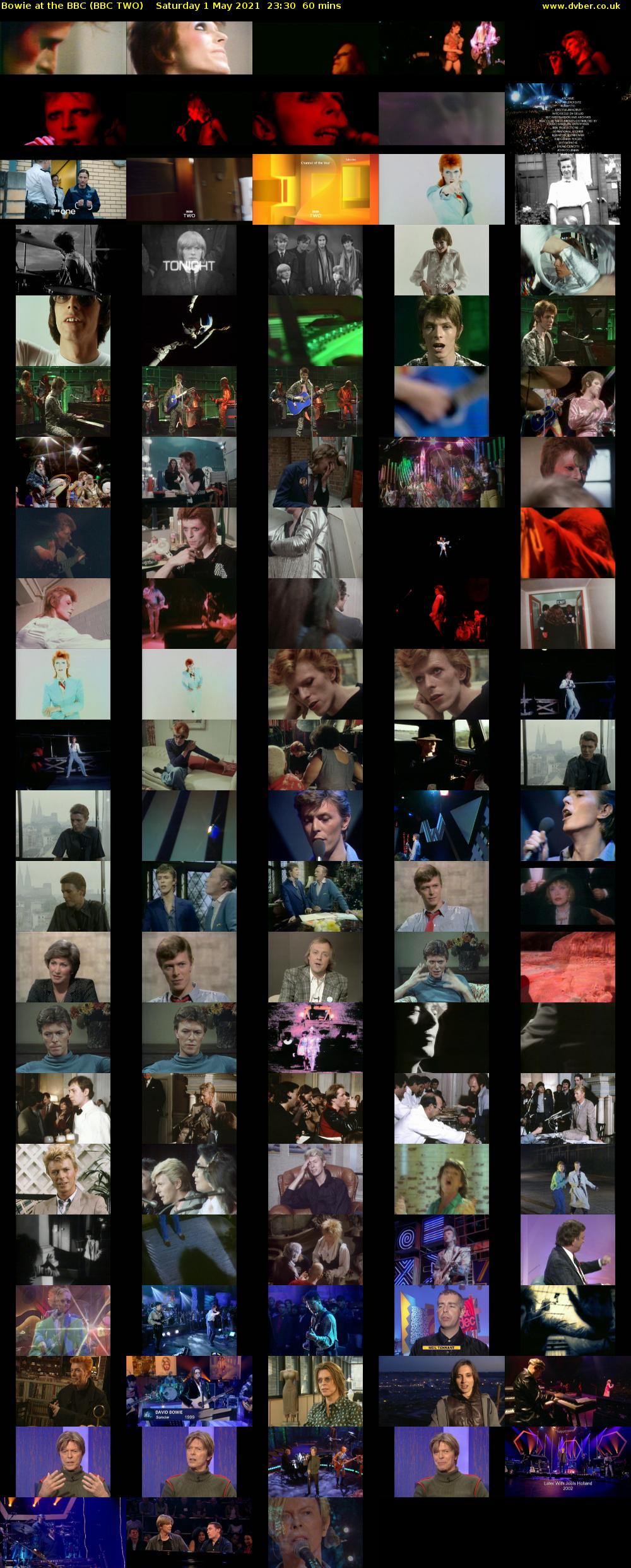 Bowie at the BBC (BBC TWO) Saturday 1 May 2021 23:30 - 00:30