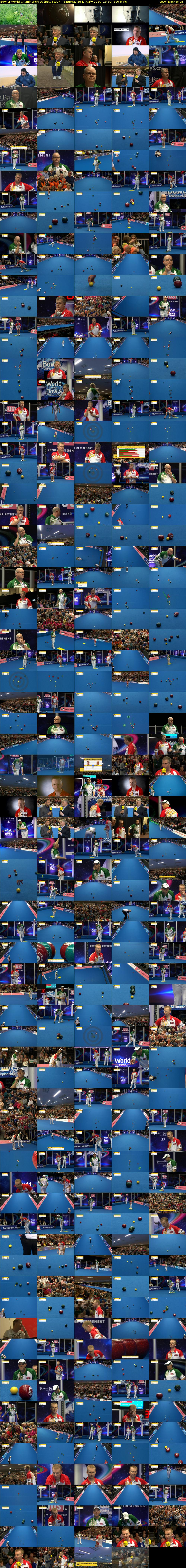Bowls: World Championships (BBC TWO) Saturday 25 January 2020 13:30 - 17:00