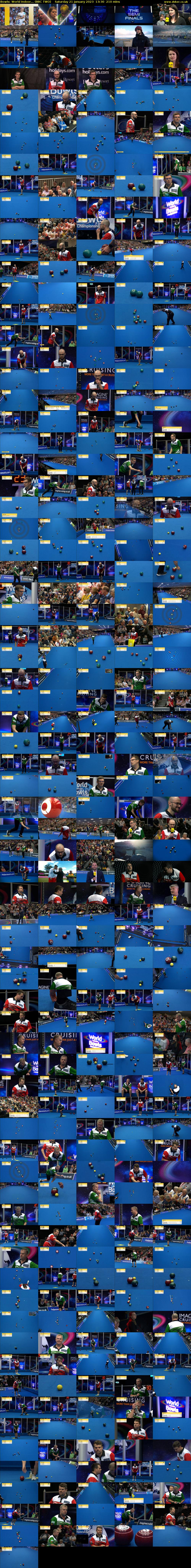 Bowls: World Indoor... (BBC TWO) Saturday 21 January 2023 13:30 - 17:00