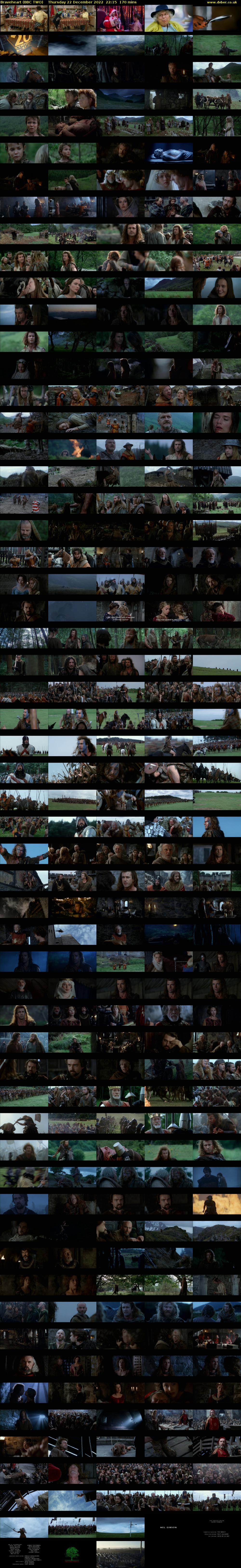 Braveheart (BBC TWO) Thursday 22 December 2022 22:15 - 01:05