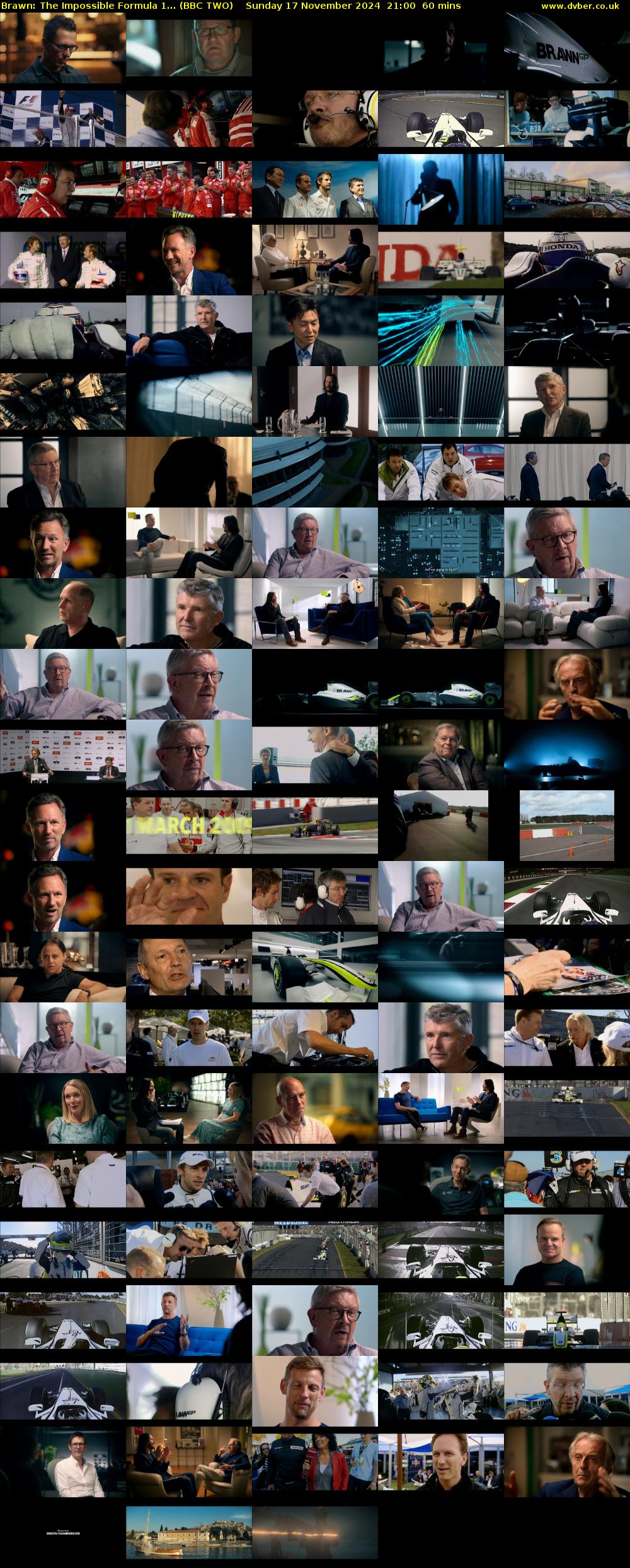 Brawn: The Impossible Formula 1... (BBC TWO) Sunday 17 November 2024 21:00 - 22:00