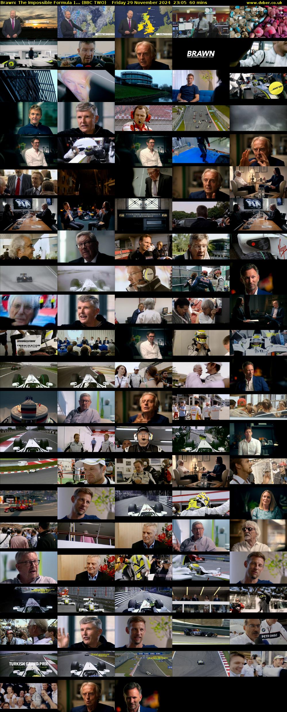 Brawn: The Impossible Formula 1... (BBC TWO) Friday 29 November 2024 23:05 - 00:05