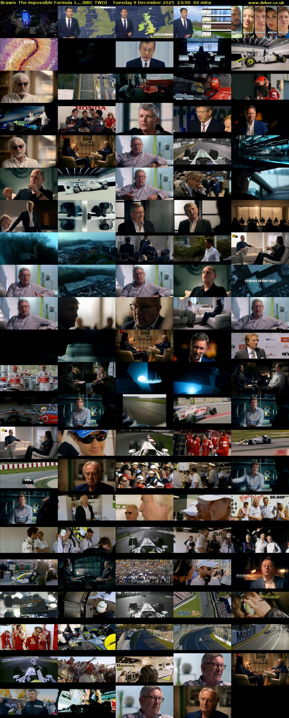 Brawn: The Impossible Formula 1... (BBC TWO) Tuesday 9 December 2025 23:00 - 00:00