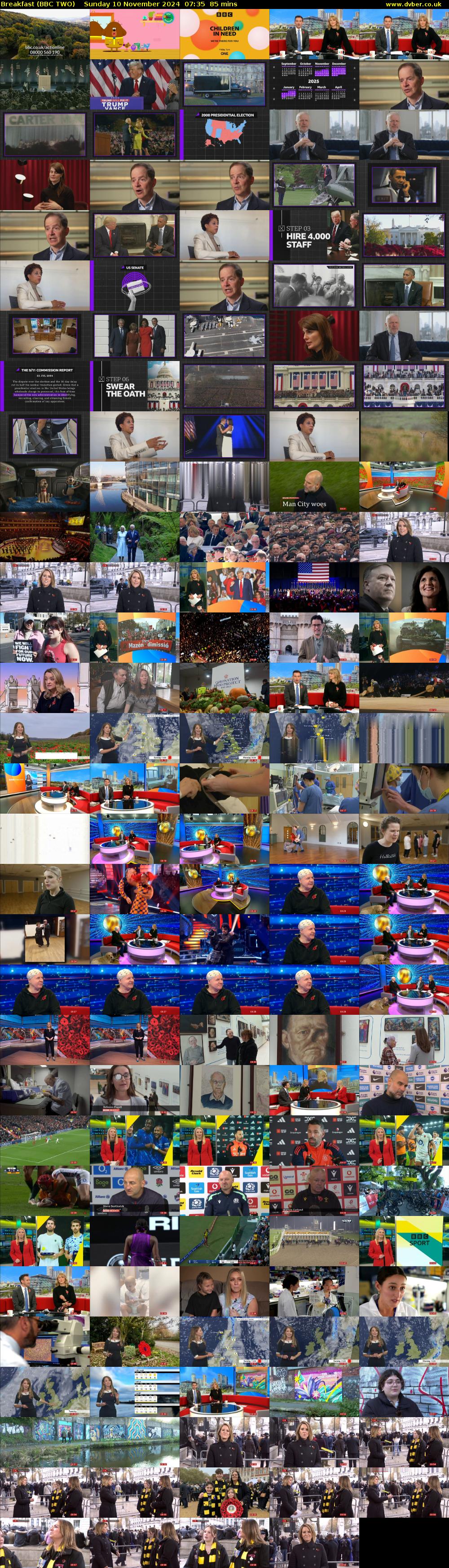 Breakfast (BBC TWO) Sunday 10 November 2024 07:35 - 09:00