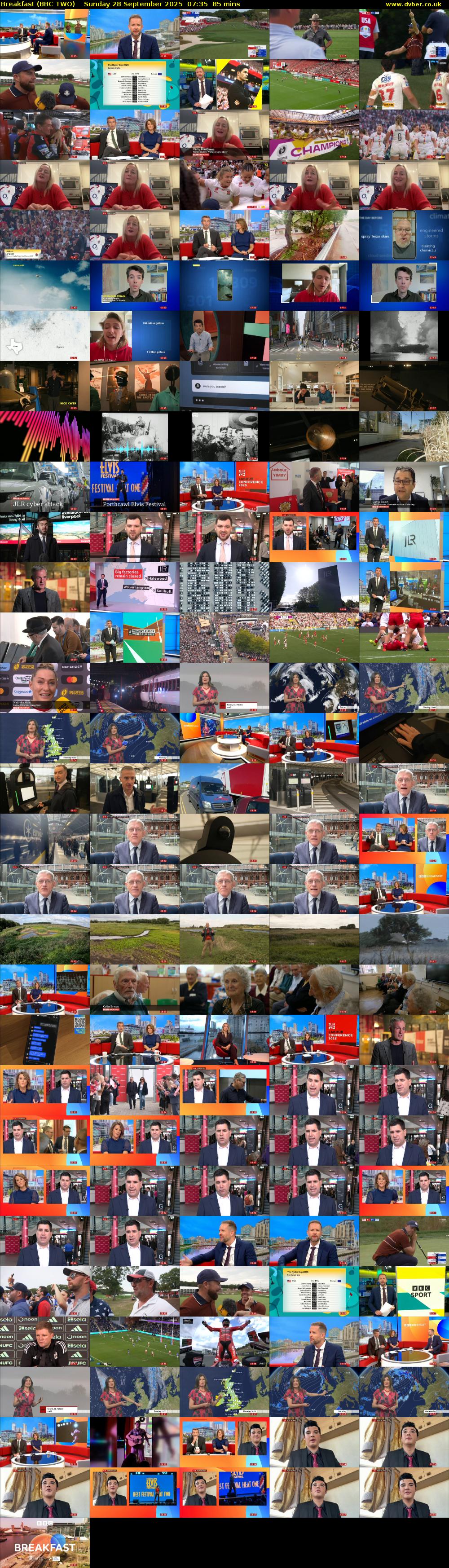 Breakfast (BBC TWO) Sunday 28 September 2025 07:35 - 09:00