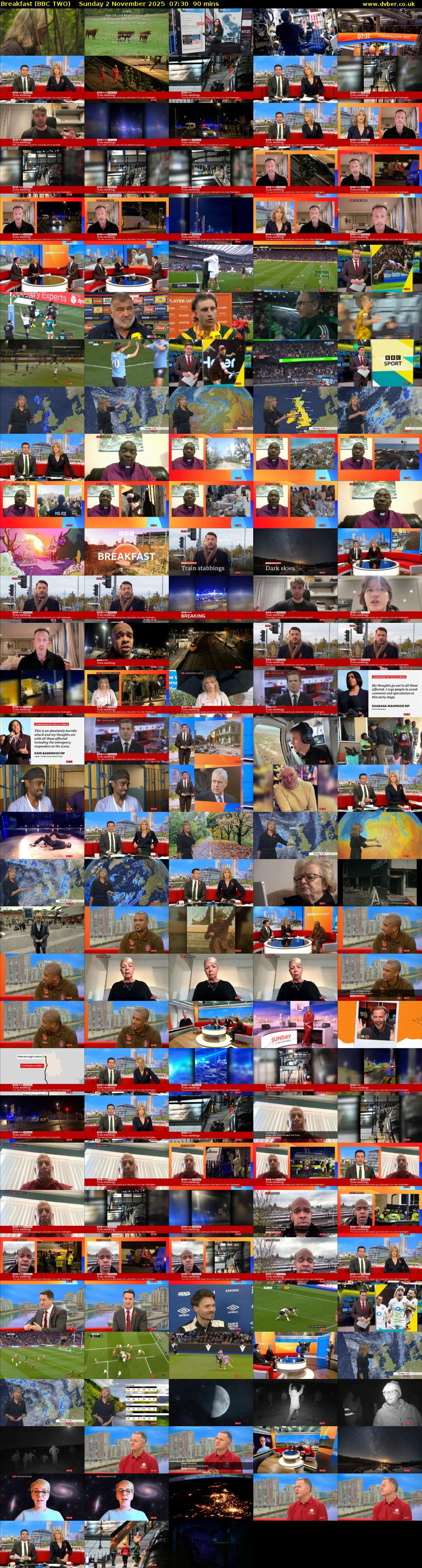 Breakfast (BBC TWO) Sunday 2 November 2025 07:30 - 09:00