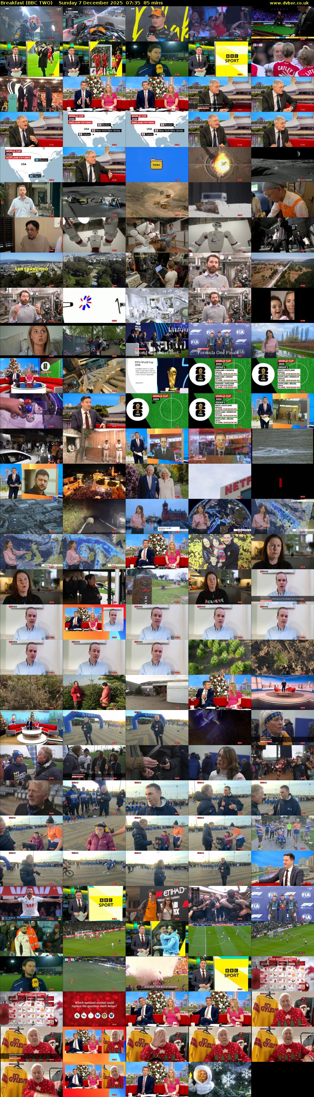 Breakfast (BBC TWO) Sunday 7 December 2025 07:35 - 09:00