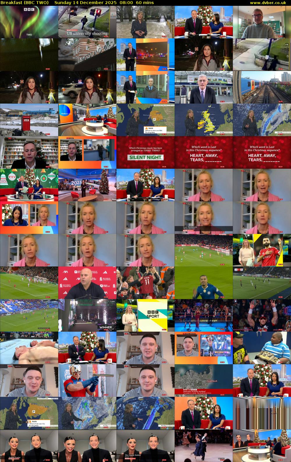 Breakfast (BBC TWO) Sunday 14 December 2025 08:00 - 09:00