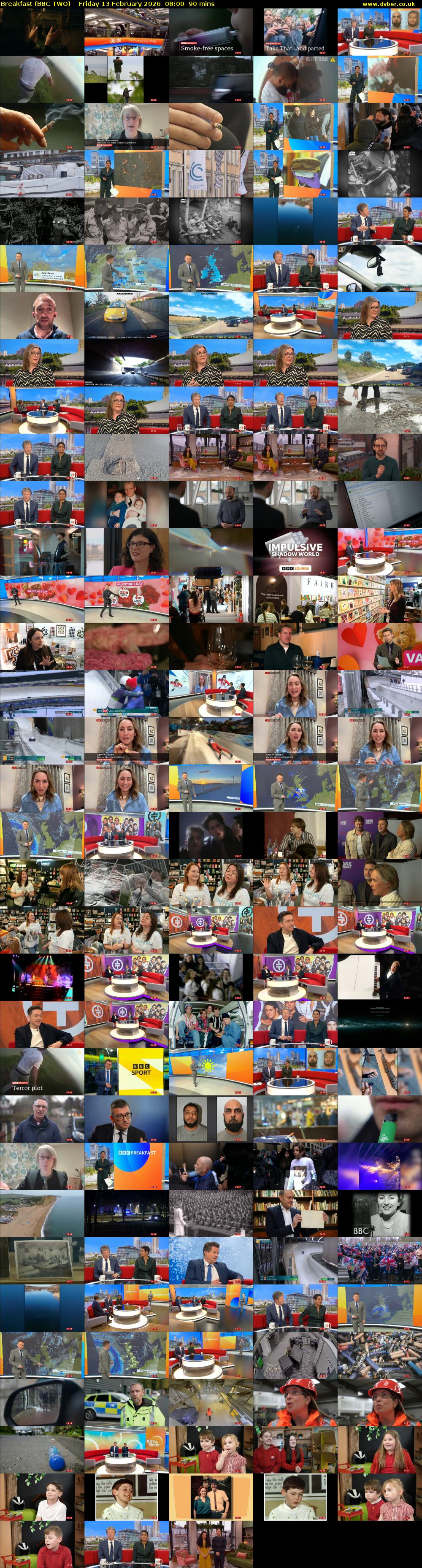 Breakfast (BBC TWO) Friday 13 February 2026 08:00 - 09:30