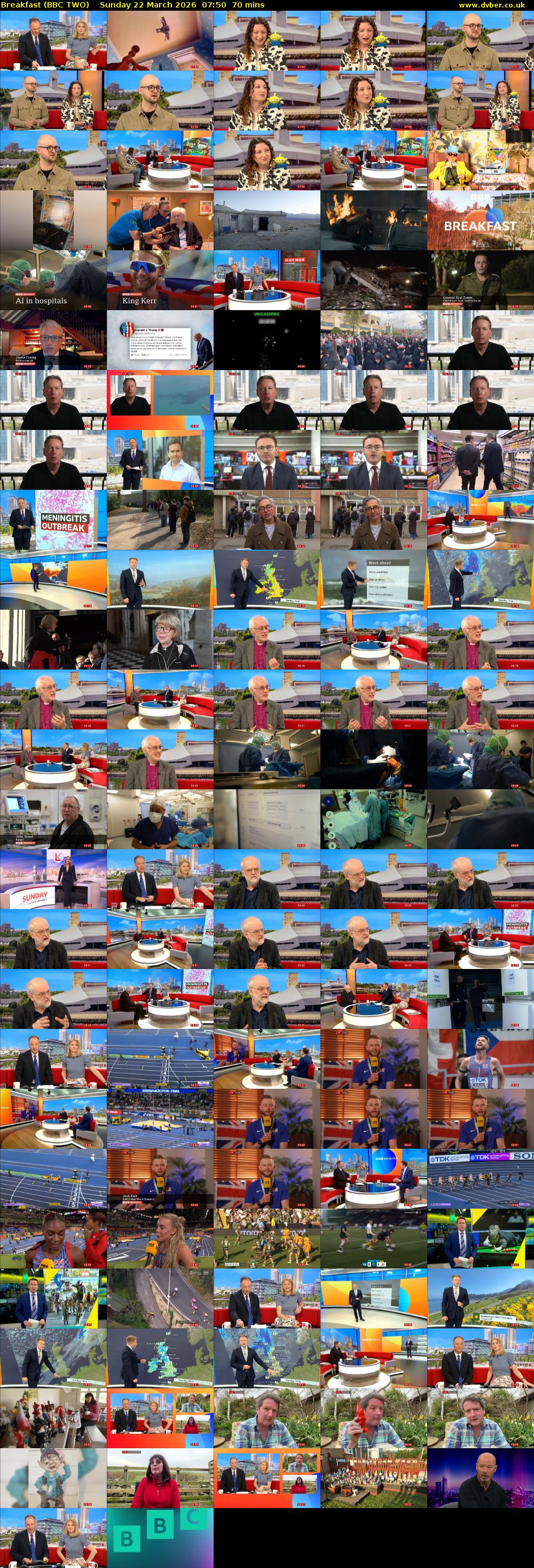 Breakfast (BBC TWO) Sunday 22 March 2026 07:50 - 09:00