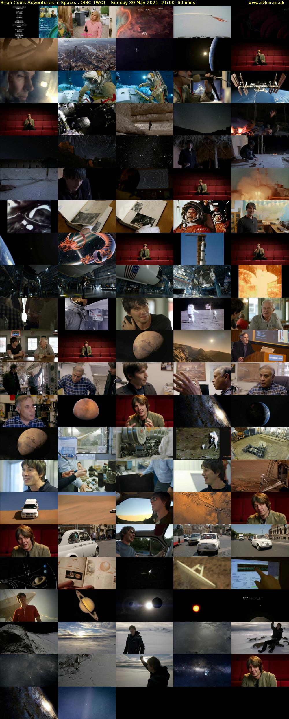 Brian Cox's Adventures in Space... (BBC TWO) Sunday 30 May 2021 21:00 - 22:00