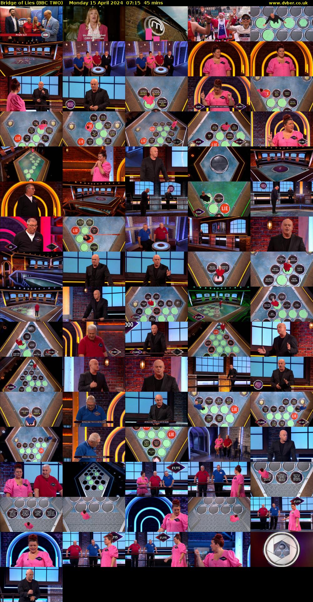 Bridge of Lies (BBC TWO) Monday 15 April 2024 07:15 - 08:00