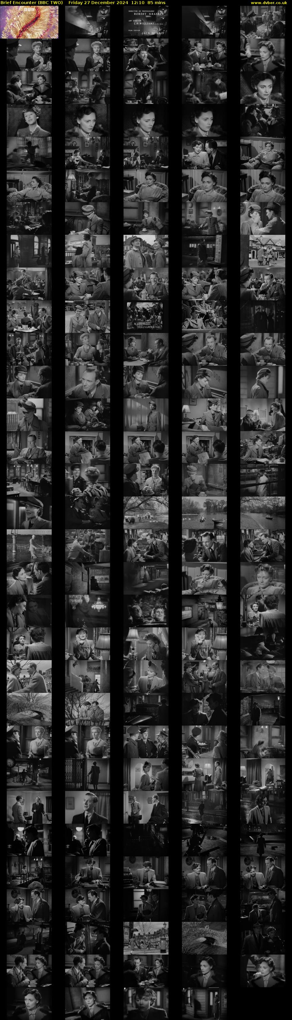 Brief Encounter (BBC TWO) Friday 27 December 2024 12:10 - 13:35