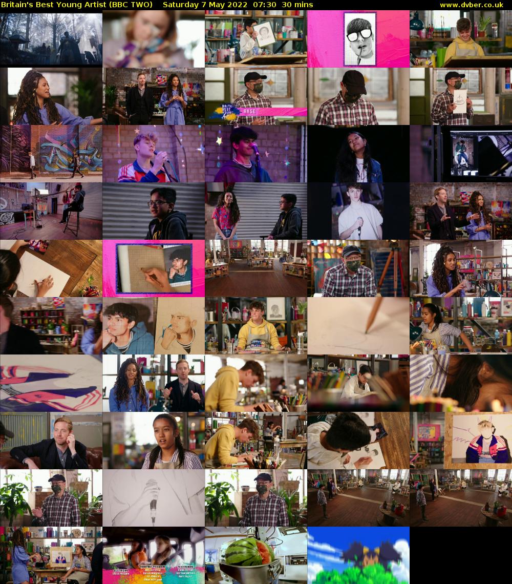 Britain's Best Young Artist (BBC TWO) Saturday 7 May 2022 07:30 - 08:00