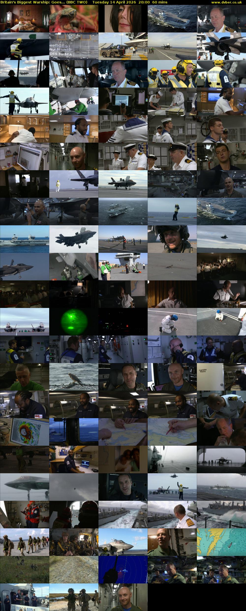 Britain's Biggest Warship: Goes... (BBC TWO) Tuesday 14 April 2026 20:00 - 21:00