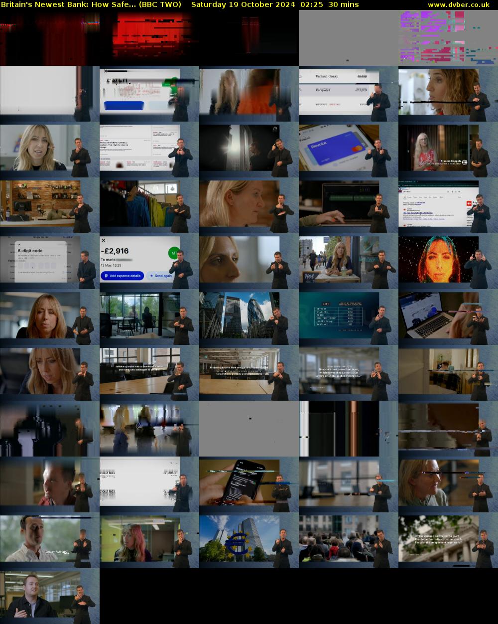 Britain's Newest Bank: How Safe... (BBC TWO) Saturday 19 October 2024 02:25 - 02:55