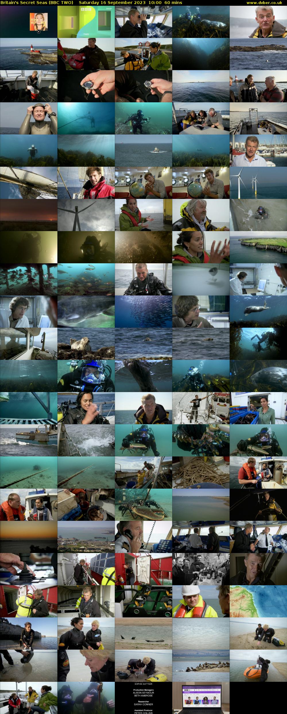 Britain's Secret Seas (BBC TWO) Saturday 16 September 2023 10:00 - 11:00