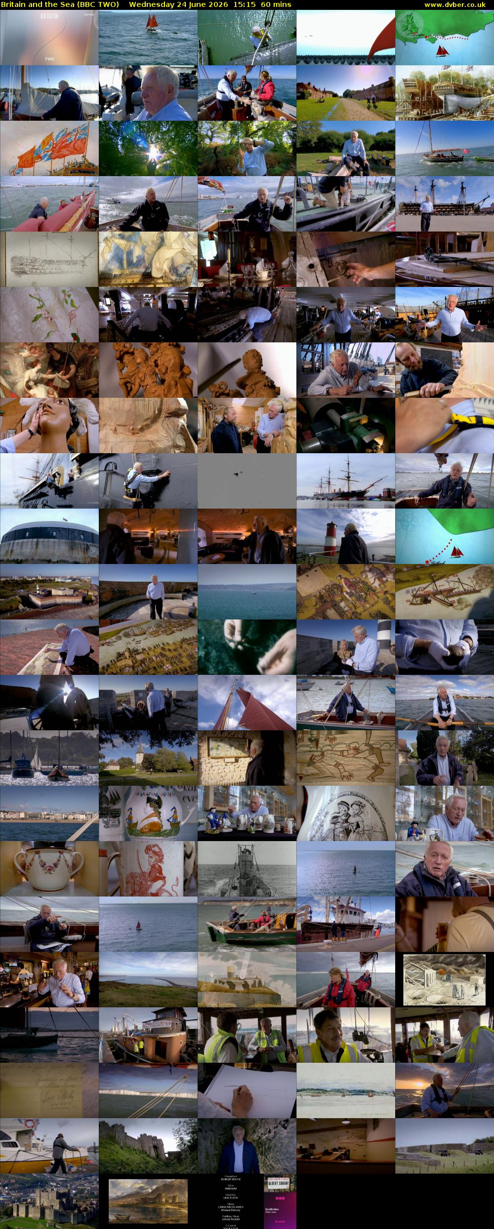 Britain and the Sea (BBC TWO) Wednesday 24 June 2026 15:15 - 16:15