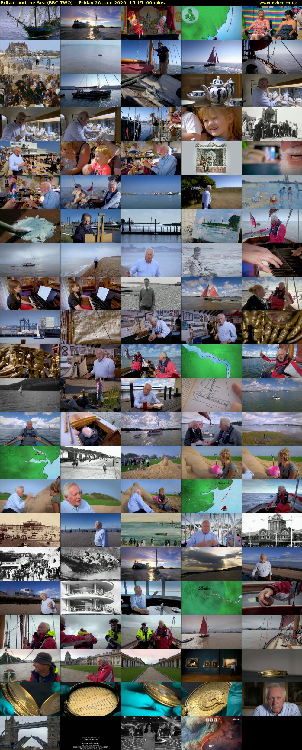 Britain and the Sea (BBC TWO) Friday 26 June 2026 15:15 - 16:15