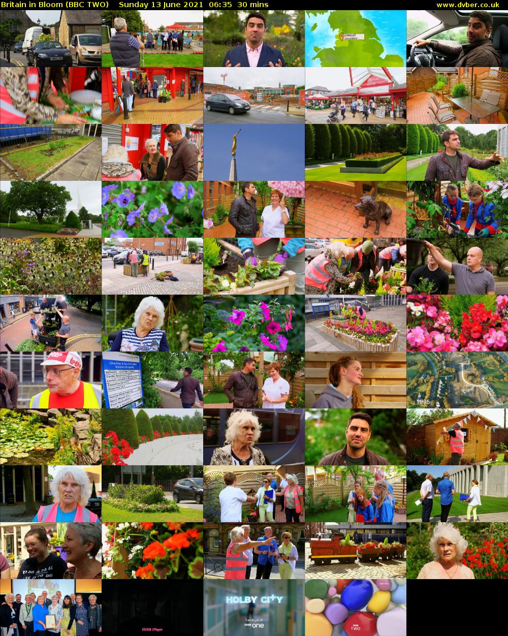 Britain in Bloom (BBC TWO) Sunday 13 June 2021 06:35 - 07:05